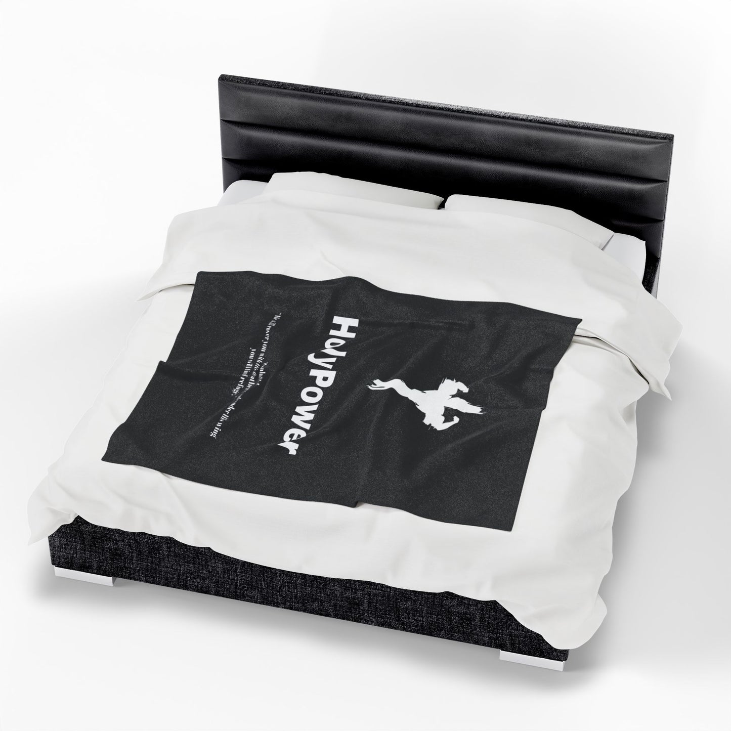 HolyPower Velveteen Plush Blanket, Cozy Gift, Soft Throw, Home Comfort