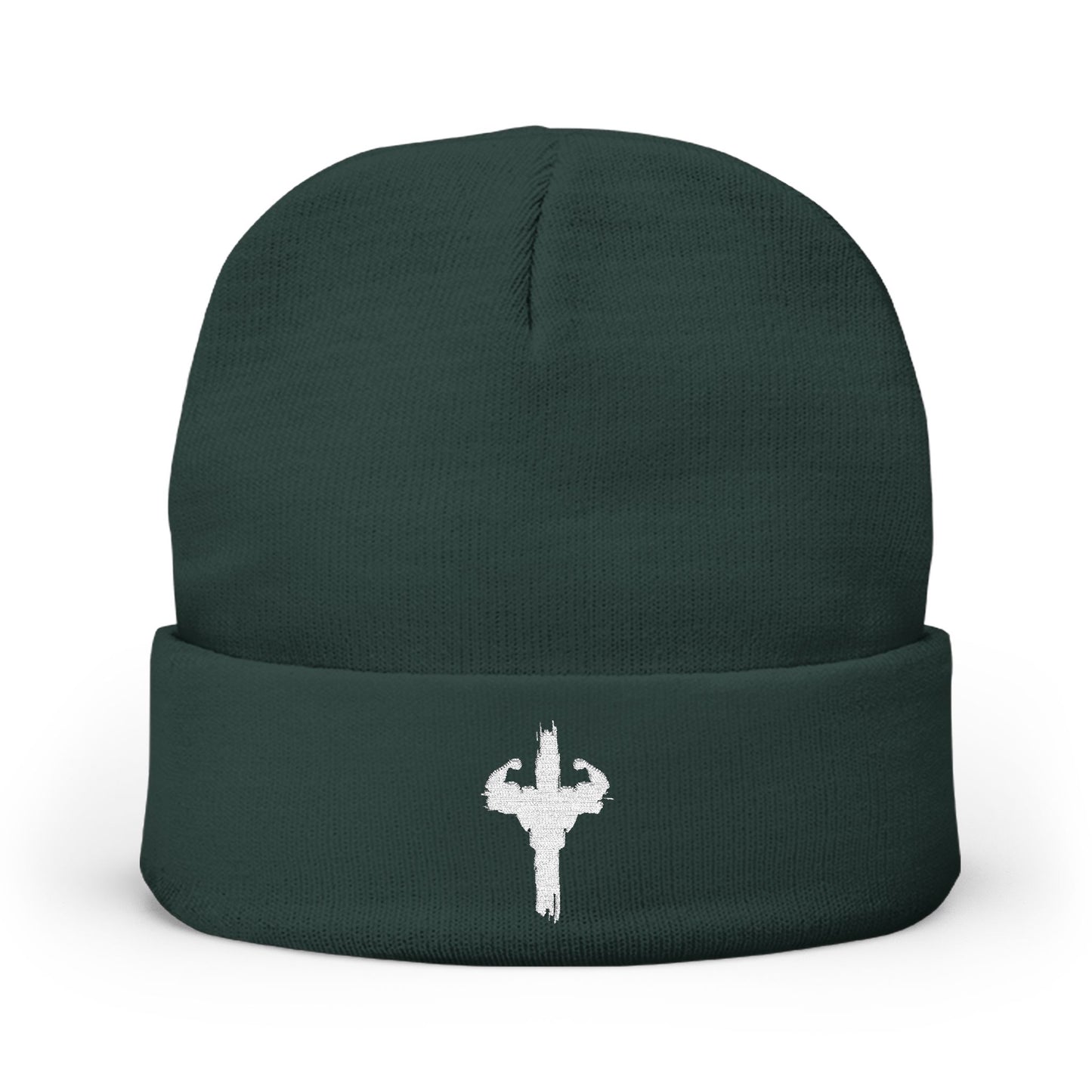 Embroidered HolyPower Knit Beanie | Cozy Winter Hat, Gift for Him or Her, Stylish Accessory, Casual Wear