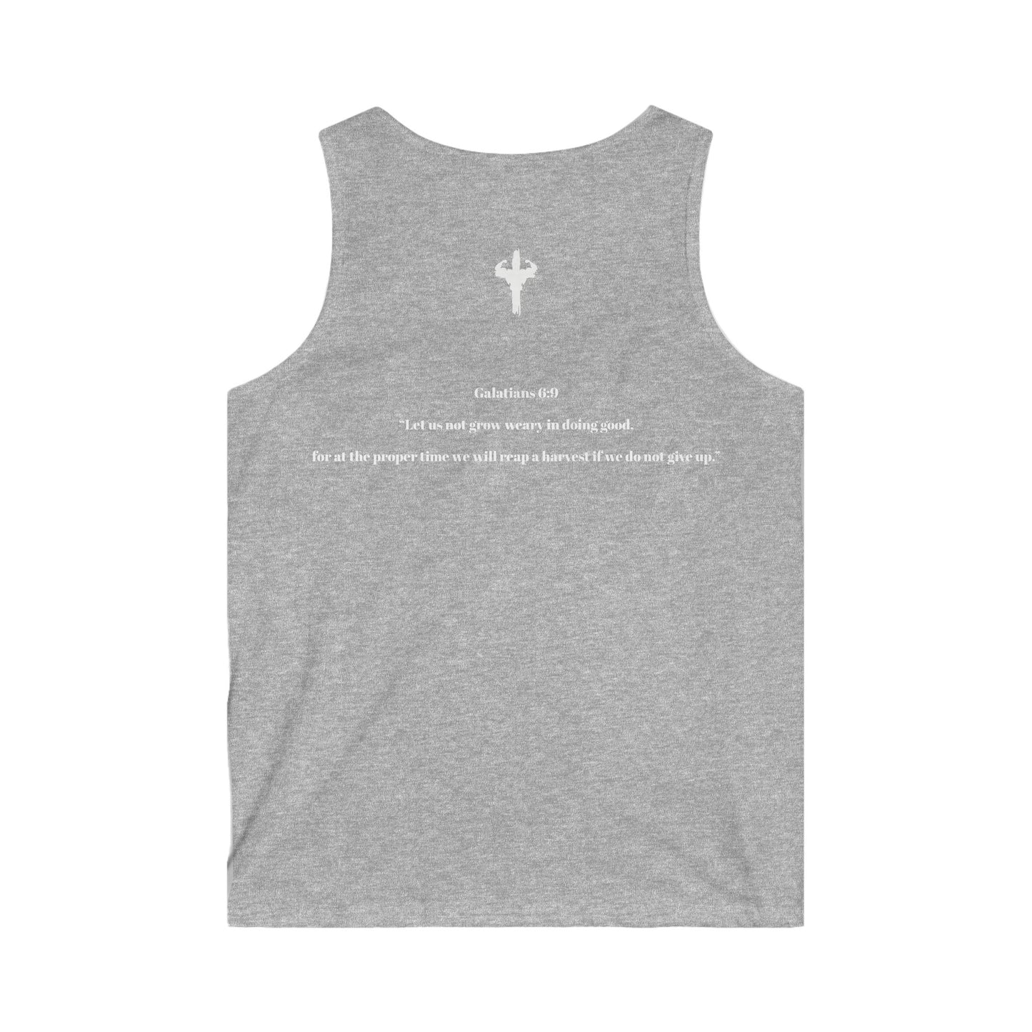 Men's Motivational HolyPower Tank Top | Inspirational Gym Workout Gear, Unique Summer Activewear