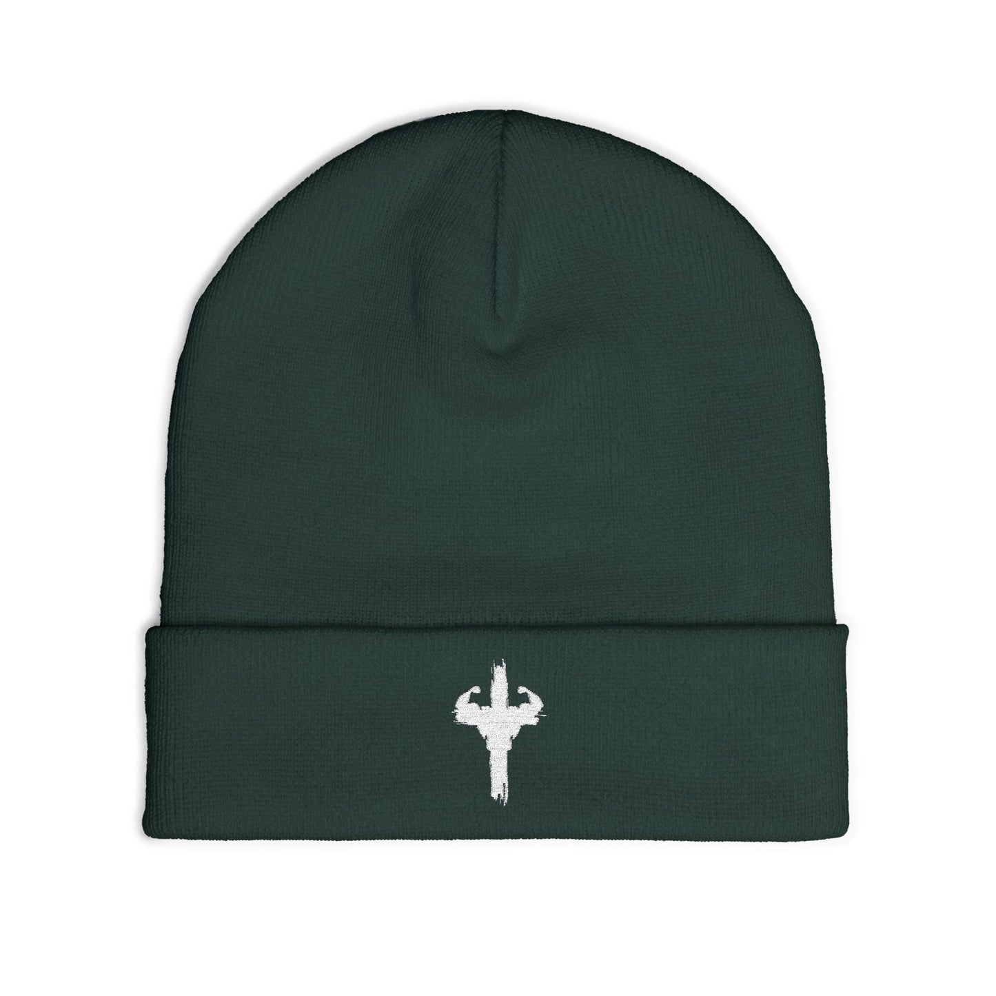 Embroidered HolyPower Knit Beanie | Cozy Winter Hat, Gift for Him or Her, Stylish Accessory, Casual Wear