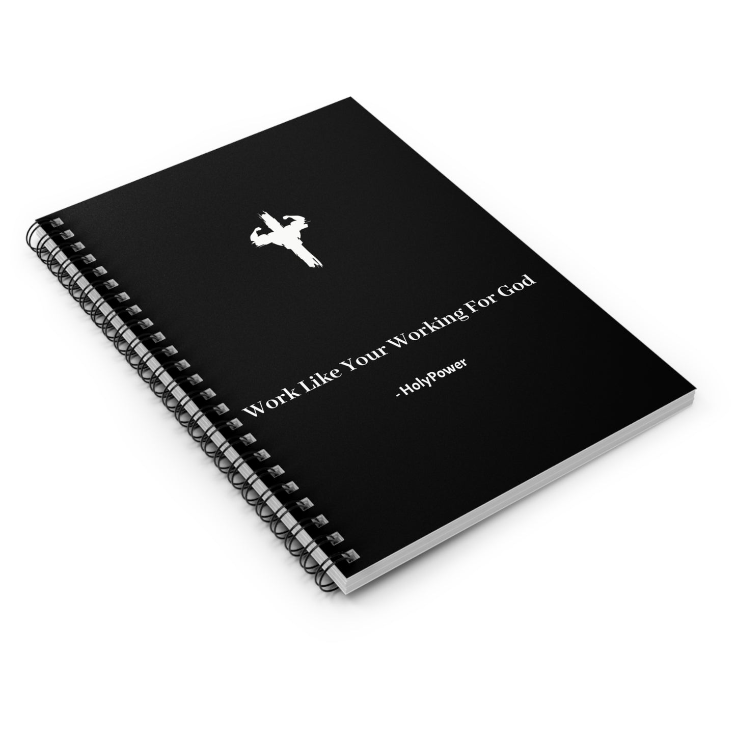 Inspirational HolyPower Spiral Notebook, Journaling, Daily Planner | For School Or For Work
