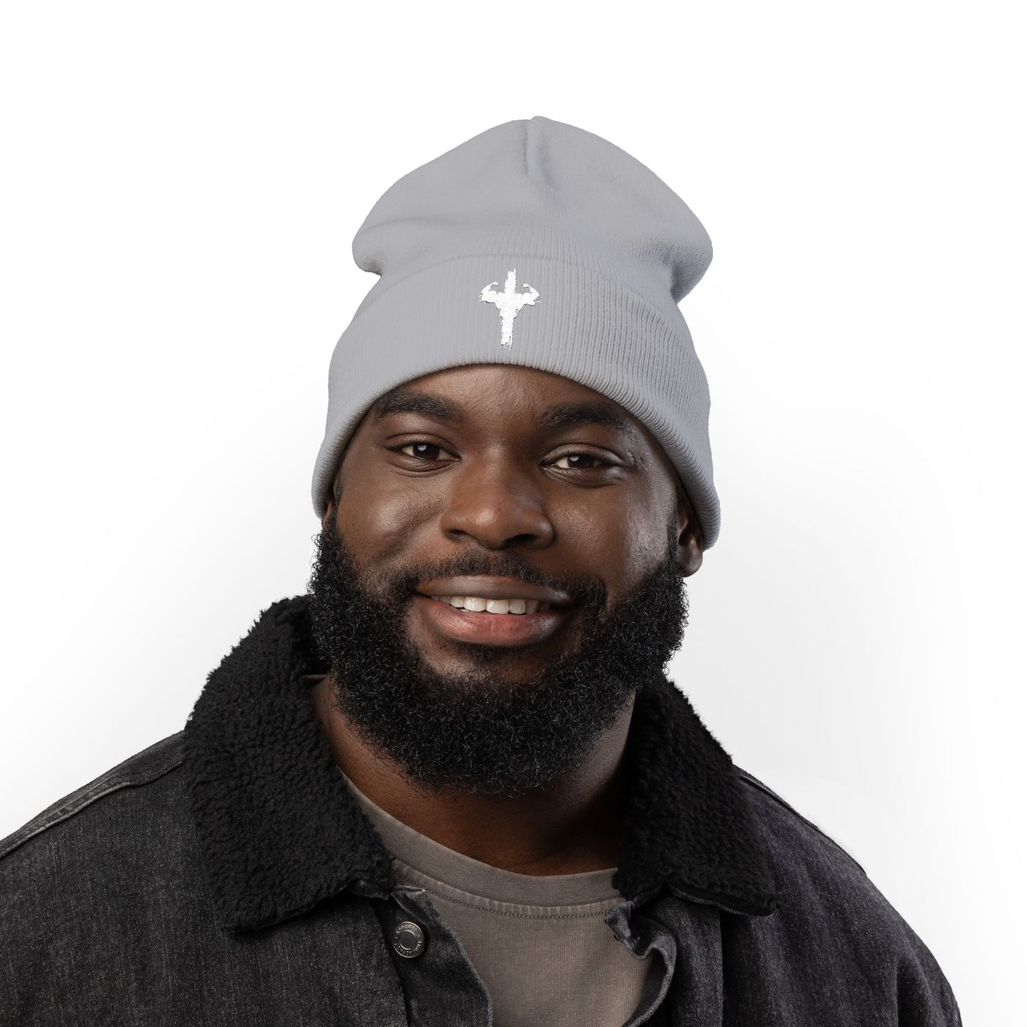 Embroidered HolyPower Knit Beanie | Cozy Winter Hat, Gift for Him or Her, Stylish Accessory, Casual Wear