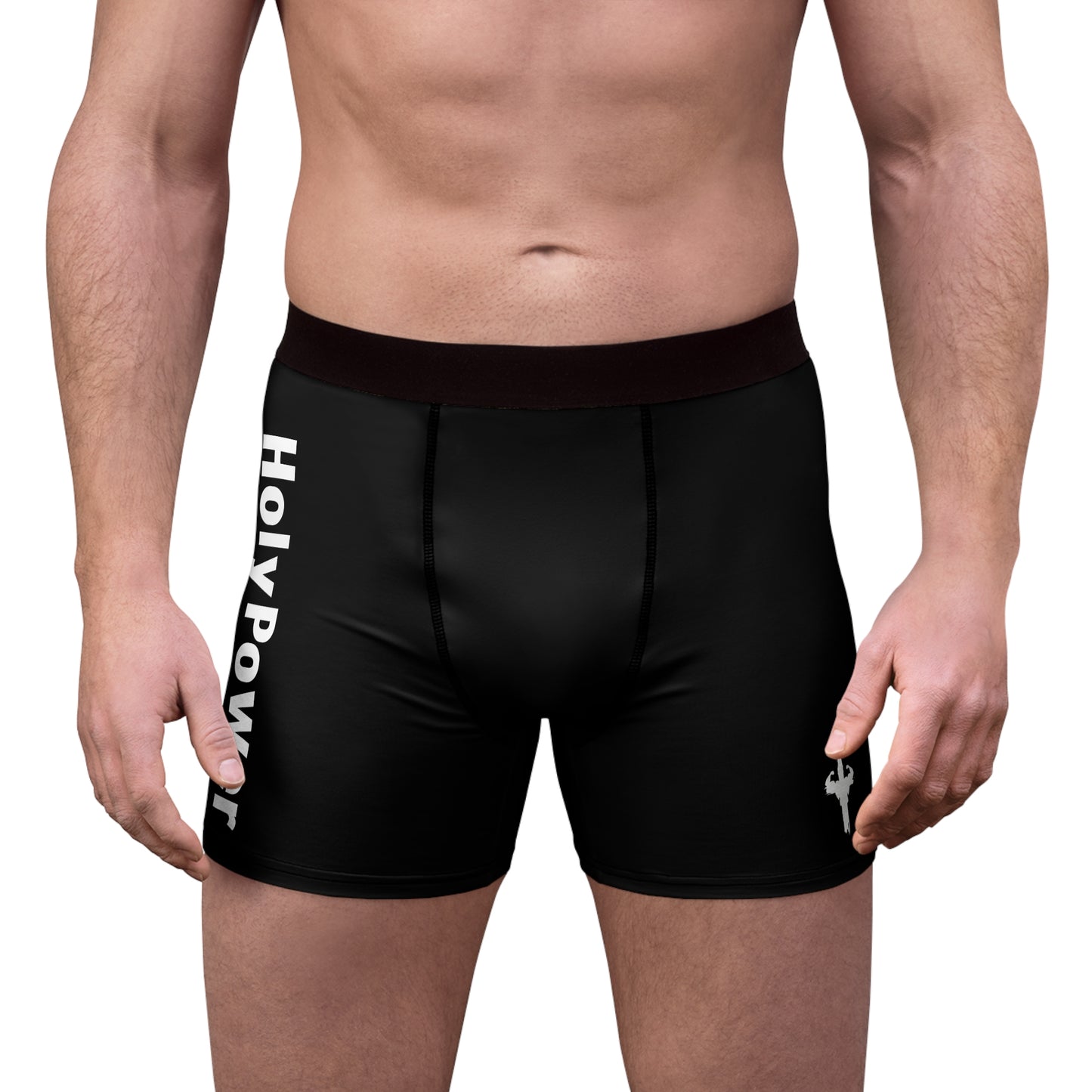 Men's HolyPower Boxer Briefs, Comfortable Underwear, Athletic-Looking Boxers