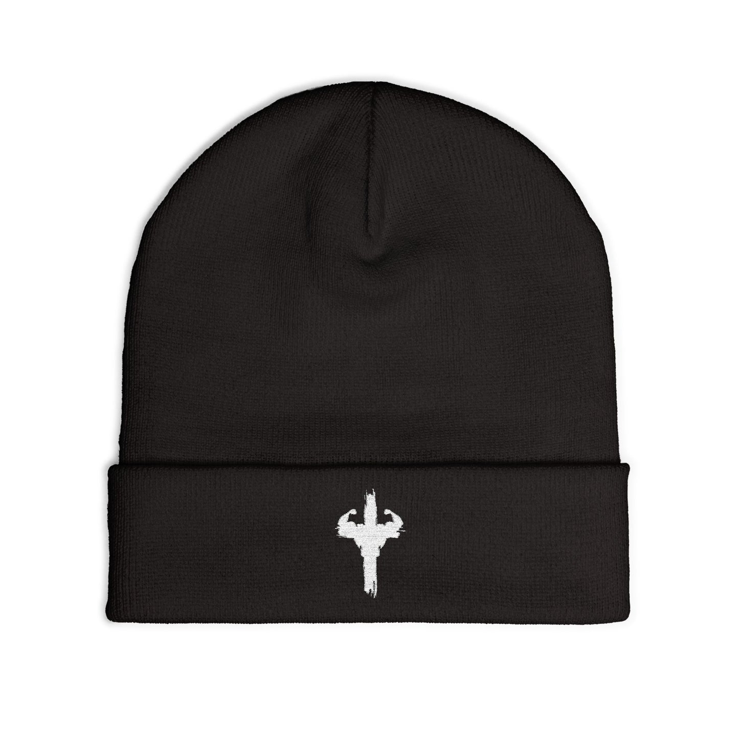 Embroidered HolyPower Knit Beanie | Cozy Winter Hat, Gift for Him or Her, Stylish Accessory, Casual Wear