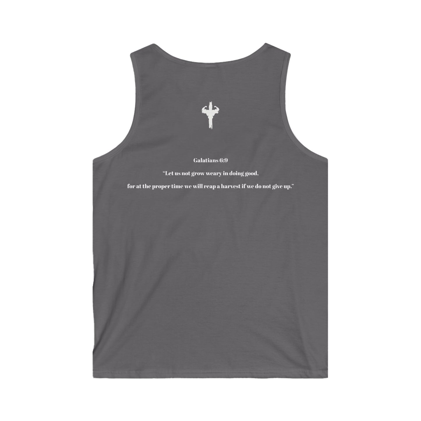 Men's Motivational HolyPower Tank Top | Inspirational Gym Workout Gear, Unique Summer Activewear