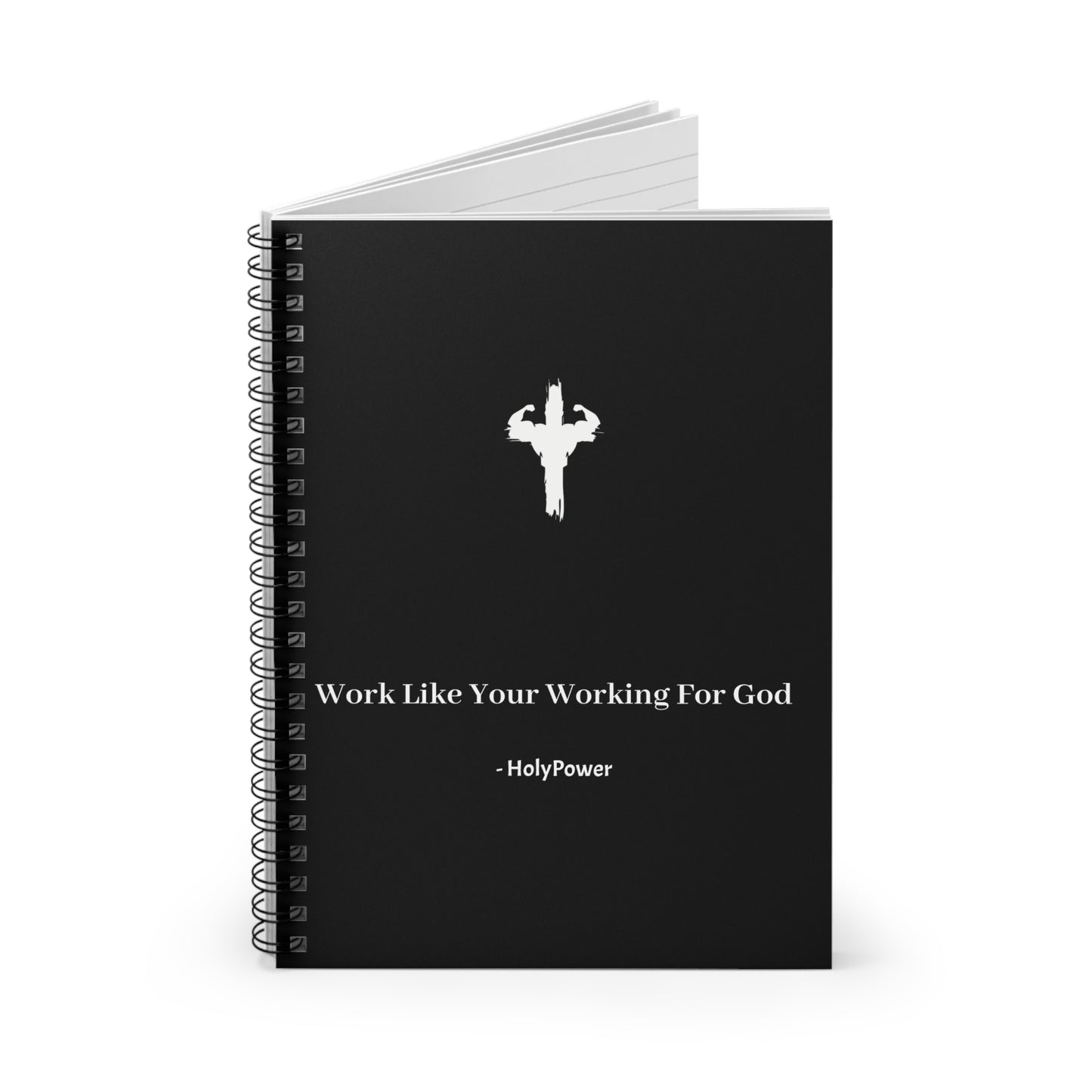 Inspirational HolyPower Spiral Notebook, Journaling, Daily Planner | For School Or For Work