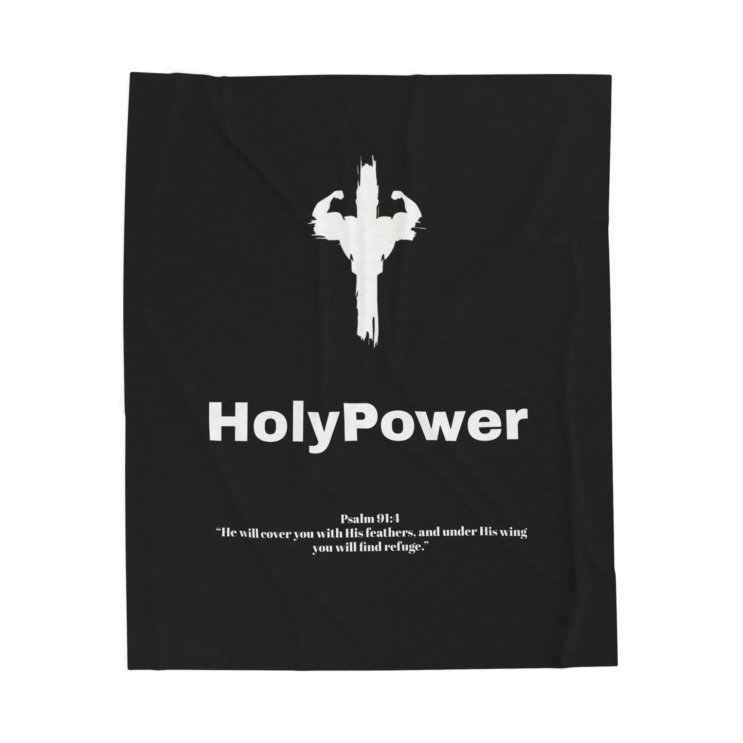 HolyPower Velveteen Plush Blanket, Cozy Gift, Soft Throw, Home Comfort