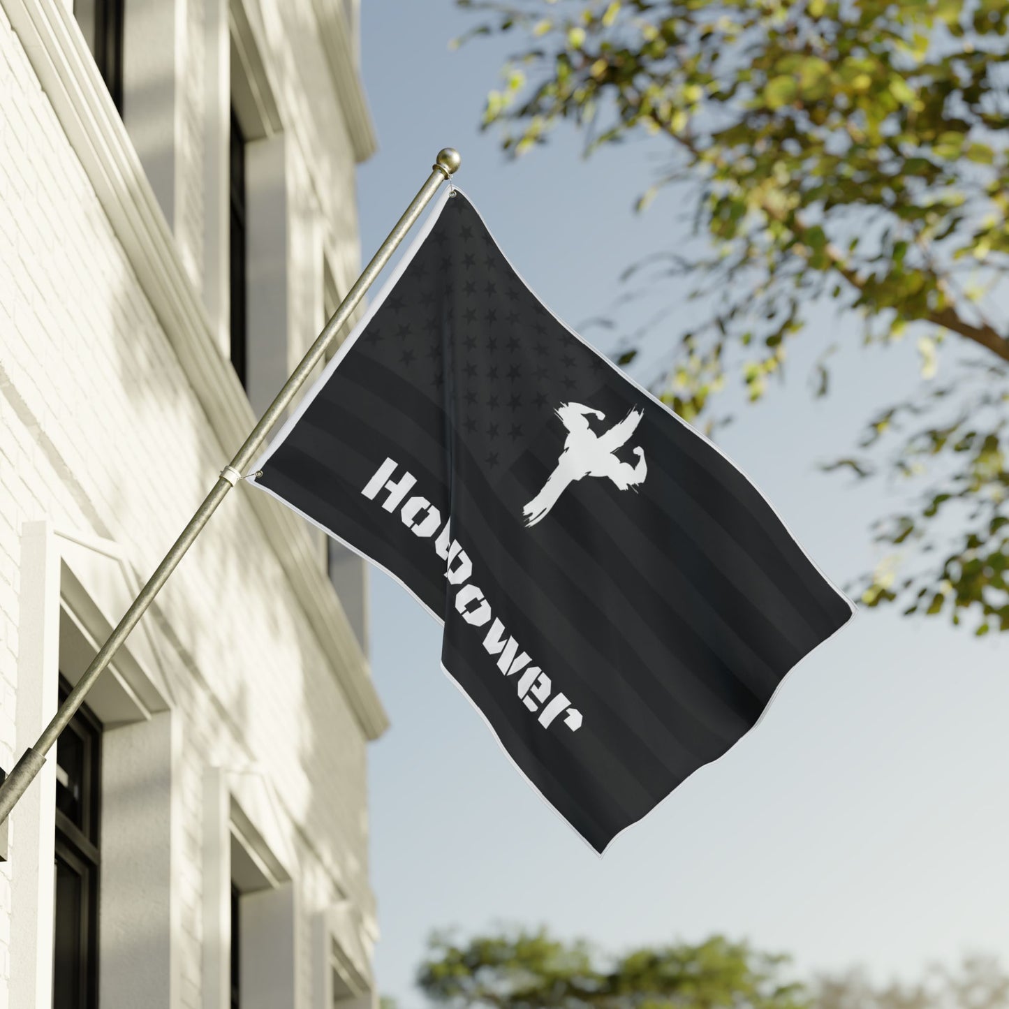 Double Sided Wall Hanging HolyPower Flag | Patriotic Home Decor, Outdoor/Indoor Flag, Fitness Motivation