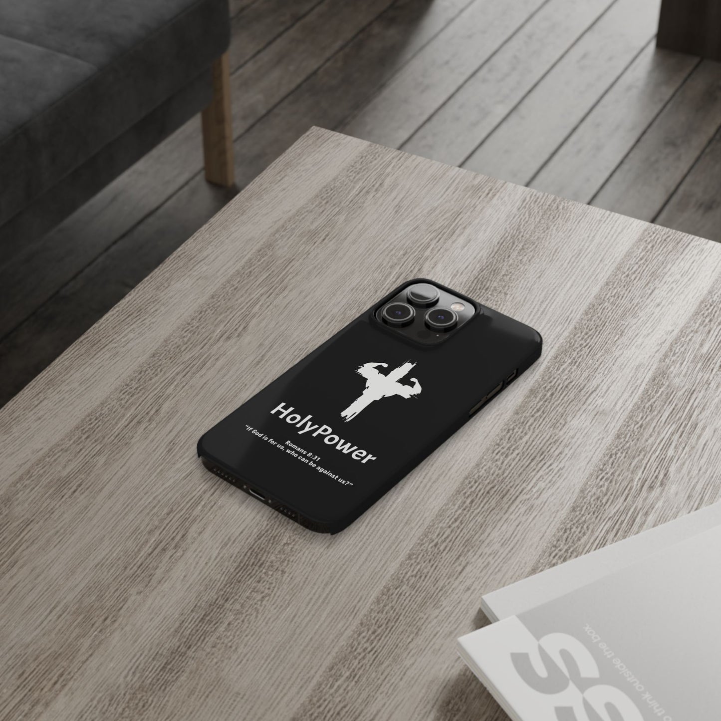 HolyPower Slim Phone Cases For All Different Kinds Of Models For iPhones, Inspirational Phone Cover, Scripture Phone Case
