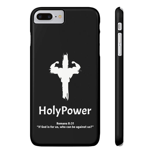 HolyPower Slim Phone Cases For All Different Kinds Of Models For iPhones, Inspirational Phone Cover, Scripture Phone Case