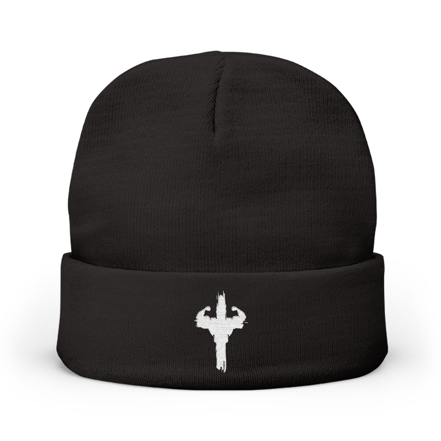 Embroidered HolyPower Knit Beanie | Cozy Winter Hat, Gift for Him or Her, Stylish Accessory, Casual Wear