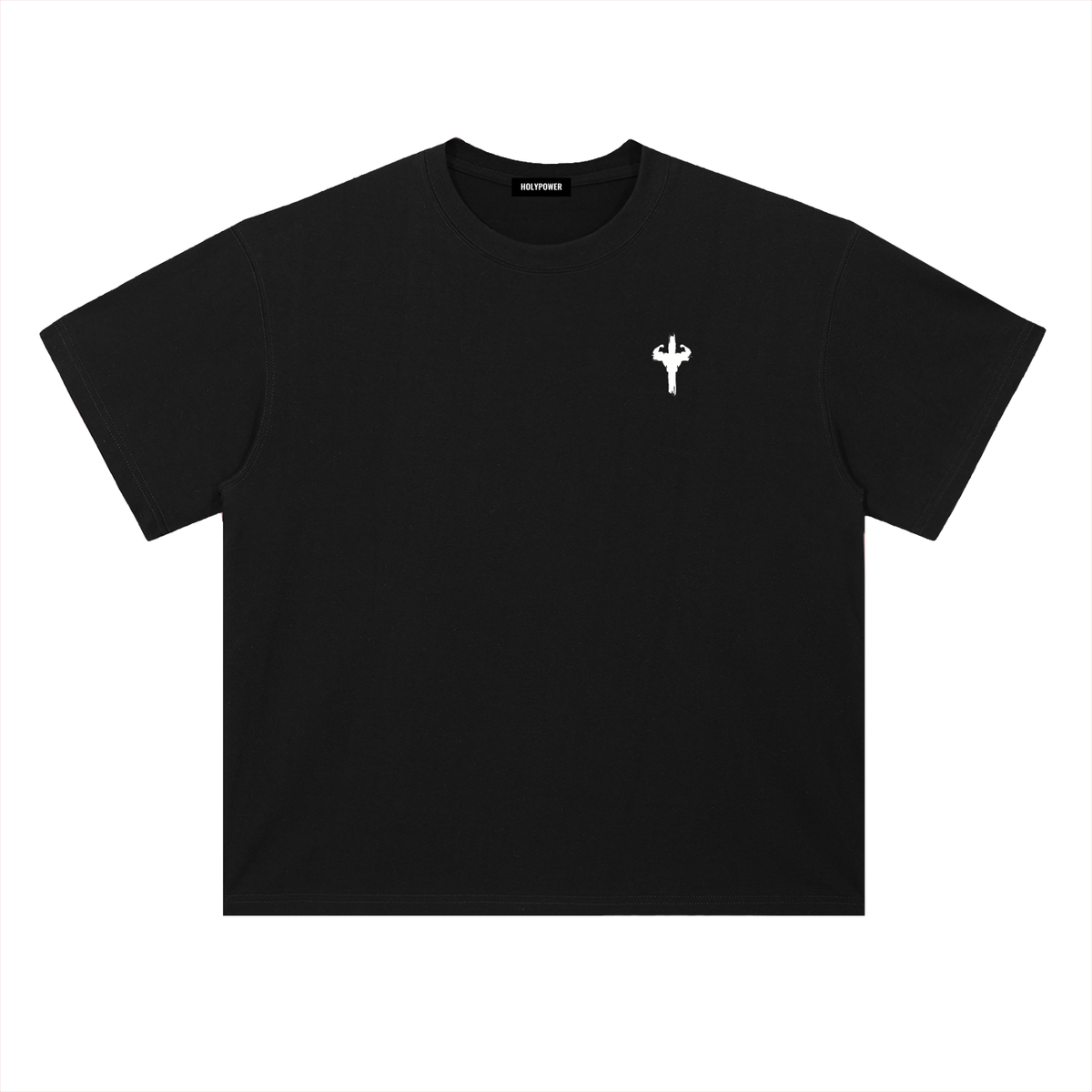 Heavyweight Drop Shoulder Be Strong And Courageous HolyPower Knight T-Shirt