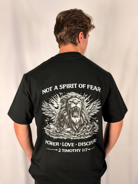 Heavyweight Drop Shoulder Not a Spirit of Fear HolyPower T-Shirt