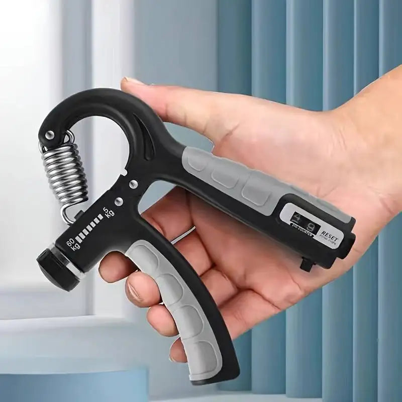 NoEnName_Null - 5-60kg Adjustable Hand Grip Strengthener Trainer